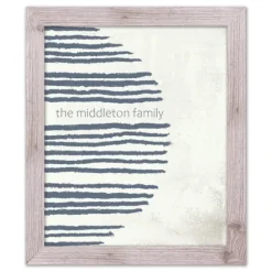 Personalized Navy Stripes Framed Wall Plaque-Kirkland's Home Online