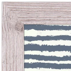Personalized Navy Stripes Framed Wall Plaque-Kirkland's Home Online