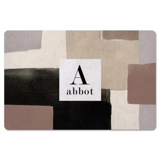 Personalized Neutral Block Monogram Floor Mat-Kirkland's Home Cheap