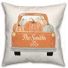 Personalized Orange Pumpkin Truck Pillow-Kirkland's Home Clearance