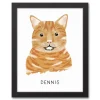 Personalized Orange Tabby Cat Canvas Wall Plaque-Kirkland's Home Shop