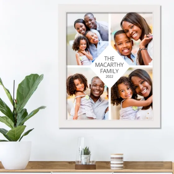 Personalized 4-Photo Frame Wall Plaque-Kirkland's Home Fashion