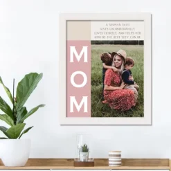 Personalized Pink Mom Photo Framed Print-Kirkland's Home Hot
