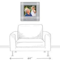 Personalized Plaid Photo Canvas Art Print-Kirkland's Home Shop