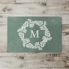 Personalized Sage Fern Monogram Kitchen Mat-Kirkland's Home Discount