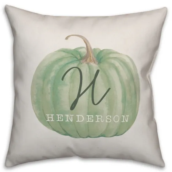 Personalized Sage Pumpkin Harvest Outdoor Pillow-Kirkland's Home Best Sale