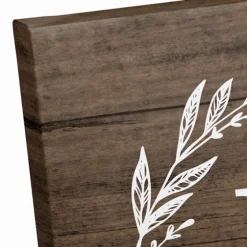 Personalized Shiplap Wreath Canvas Wall Plaque-Kirkland's Home Clearance