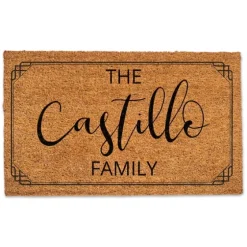 Personalized Simple Boarder Coir Doormat-Kirkland's Home Best