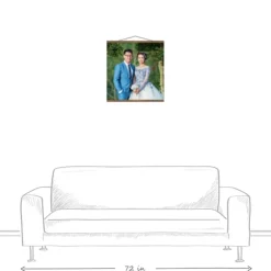 Personalized Square Hanging Canvas Wall Plaque-Kirkland's Home Sale