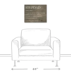 Personalized Stepdad Definition Canvas Wall Plaque-Kirkland's Home Hot