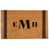 Personalized Striped Monogram Coir Doormat-Kirkland's Home Best Sale