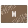 Personalized Taupe Monogram Wavy Lines Floor Mat-Kirkland's Home Hot
