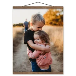 Personalized Teak Hanging Canvas Wall Plaque-Kirkland's Home Online