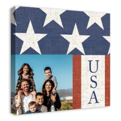 Personalized Usa Flag Canvas Art Print-Kirkland's Home Fashion