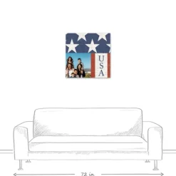 Personalized Usa Flag Canvas Art Print-Kirkland's Home Fashion
