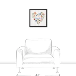 Personalized We Love You Floral Framed Art Print-Kirkland's Home Outlet
