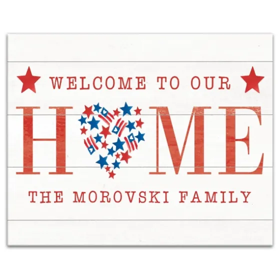 Personalized Welcome To Our Home Canvas Art Print-Kirkland's Home Best