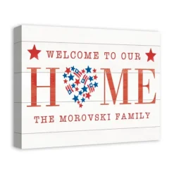Personalized Welcome To Our Home Canvas Art Print-Kirkland's Home Best