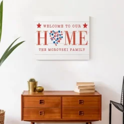 Personalized Welcome To Our Home Canvas Art Print-Kirkland's Home Best
