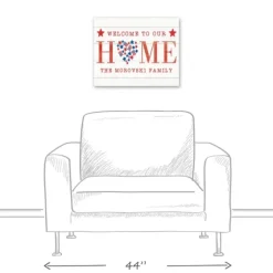 Personalized Welcome To Our Home Canvas Art Print-Kirkland's Home Best
