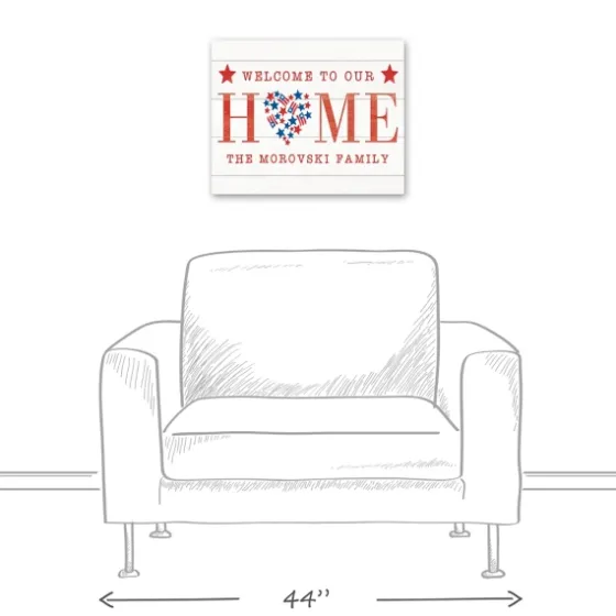 Personalized Welcome To Our Home Canvas Art Print-Kirkland's Home Best