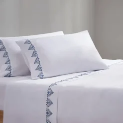 Petal Blossom Hem Microfiber 4-Pc. Full Sheet Set-Kirkland's Home Cheap