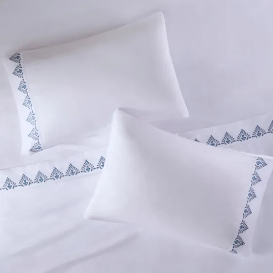 Petal Blossom Hem Microfiber 4-Pc. Queen Sheet Set-Kirkland's Home Flash Sale