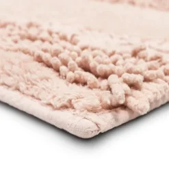 Petal Blush Asymmetrical Cotton Bath Mat, 34 In.-Kirkland's Home Cheap