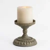 Petina Metal Pillar Candle Holder, 6 In.-Kirkland's Home Online