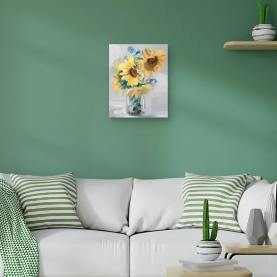 Petite Fleurs Sunflower Ii Canvas Art Print, 16X20-Kirkland's Home Online