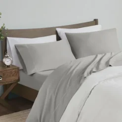 Pima Cotton Sateen 4-Pc. King Sheet Set-Kirkland's Home Fashion