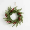 Pine And Red Berry Mini Wreath-Kirkland's Home Store
