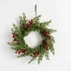 Pine And Red Berry Mini Wreath-Kirkland's Home Store