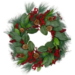 Pine Needles And Berries Wreath-Kirkland's Home Clearance