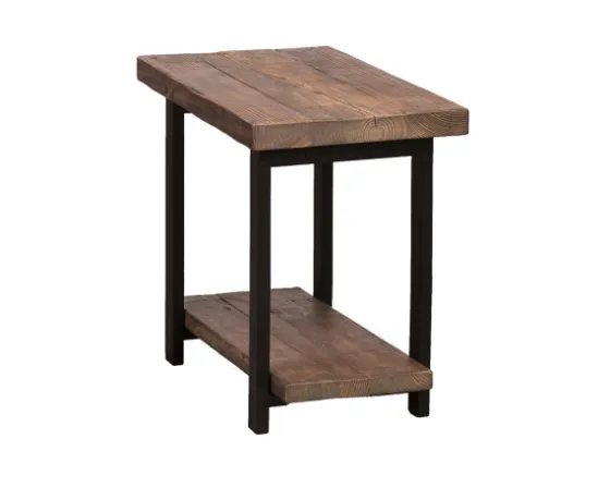 Pine Wood And Metal Accent Table-Kirkland's Home Cheap