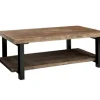 Pine Wood And Metal Coffee Table-Kirkland's Home Best Sale