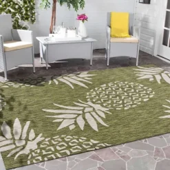Pineapple Indoor/Outdoor Area Rug, 5X7-Kirkland's Home Cheap