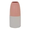 Pink And White Ceramic Vase, 11 In.-Kirkland's Home Fashion