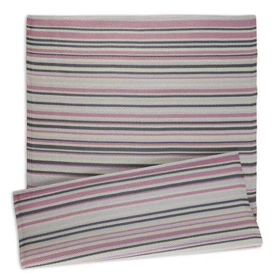 Pink Barcode Stripe Outdoor Area Rug, 4X6-Kirkland's Home Flash Sale