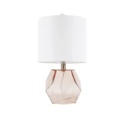 Pink Glass Stella Table Lamp-Kirkland's Home Clearance