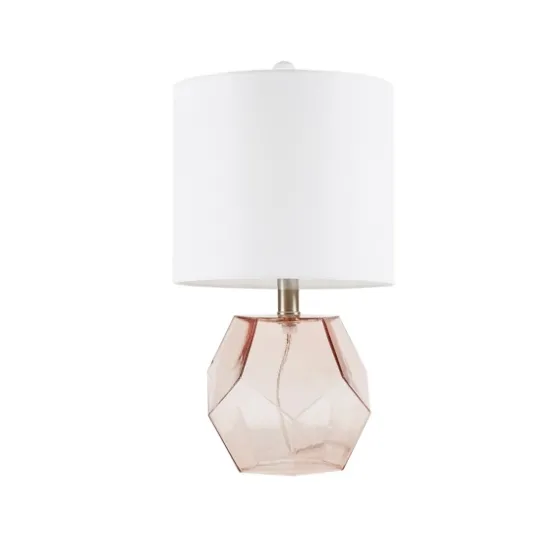 Pink Glass Stella Table Lamp-Kirkland's Home Clearance