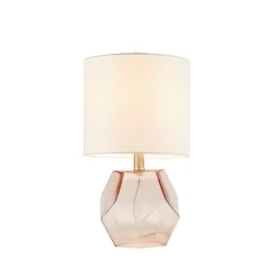 Pink Glass Stella Table Lamp-Kirkland's Home Clearance