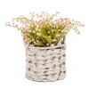 Pink Lily Of The Valley Arrangement In Basket-Kirkland's Home Best