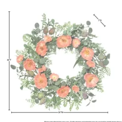 Pink Poppy And Pod Wreath-Kirkland's Home Shop