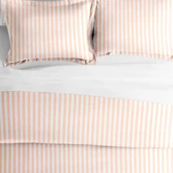 Pink Rugged Stripe 2-Pc. Twin Duvet Cover Set-Kirkland's Home Discount