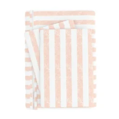 Pink Rugged Stripe 2-Pc. Twin Duvet Cover Set-Kirkland's Home Discount