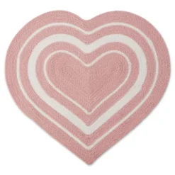 Pink Striped Heart Pet Bowl Mat-Kirkland's Home Cheap