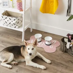 Pink Woof Bone Pet Bowl Mat-Kirkland's Home Best Sale