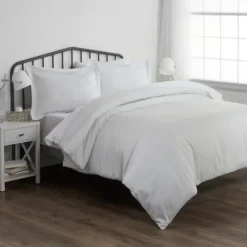 Pinstripe 3-Pc. Queen Duvet Cover Set-Kirkland's Home Cheap