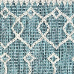 Placid Portico Sun Shower Outdoor Area Rug, 7X9-Kirkland's Home Discount